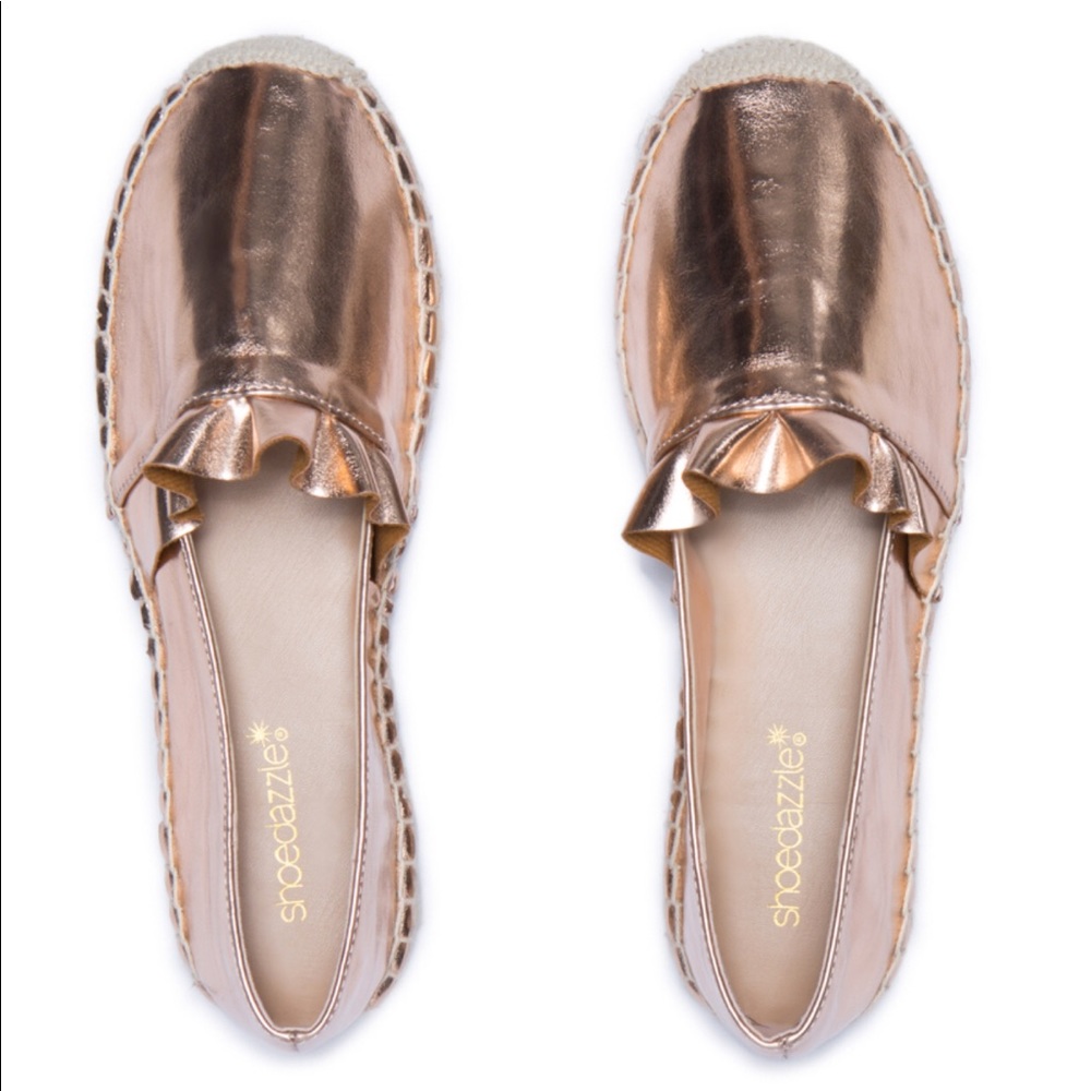 Rose gold espadrilles (New) - Picture 3 of 4
